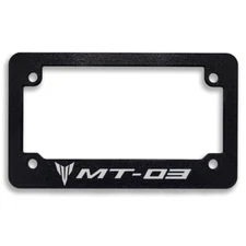 For Yamaha MT-03 Textured Motorcycle License Plate Frame (ALL YEARS)