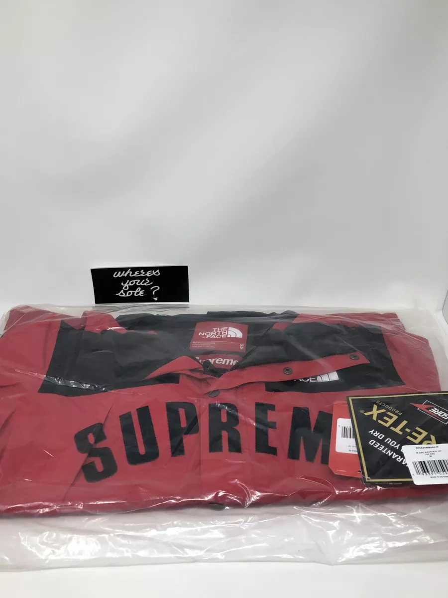 Supreme The North Face TNF Arc Logo Mountain Parka Red size Medium M DS  goretex