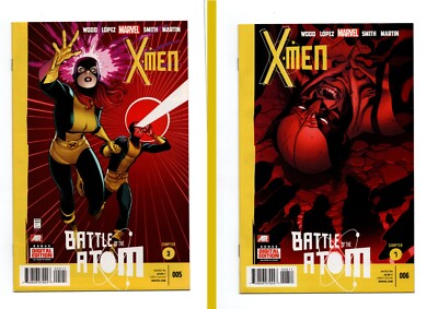 X-Men Battle of the Atom #5 & #6 Chapter 3 & 7 Marvel Comics 2013