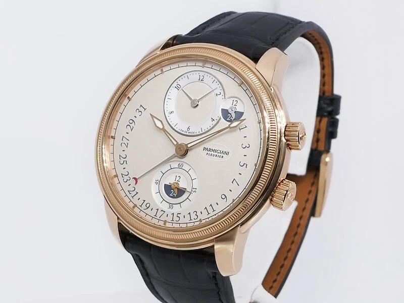 Parmigiani Toric Hemispheres Retrograde PFH493 18k Rose Gold 43mm