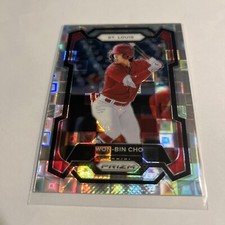 2024 Panini Prizm Baseball WON-BIN CHO Premium PANDORA PRIZM #'d 187/199!