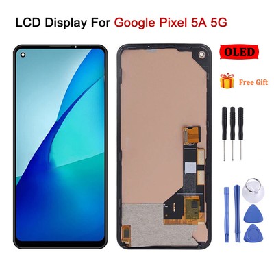 For Google Pixel 5A 5G OLED LCD Display Touch Screen Digitizer Assembly w/Frame