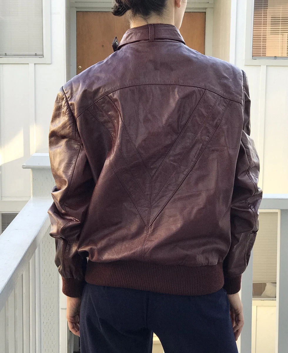 Vintage leather hotsell racer jacket