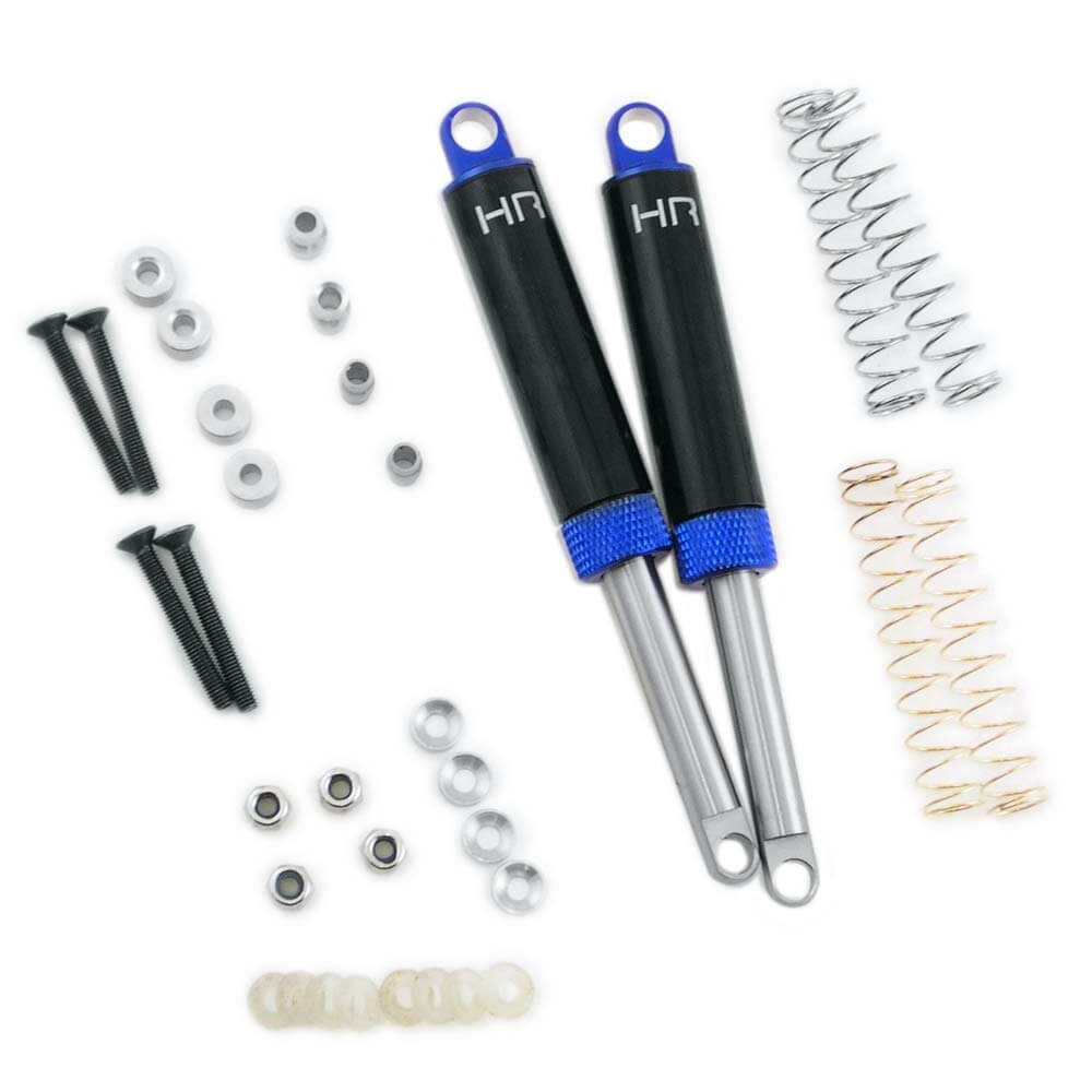 Hot Racing 100mm Internal Spring Air Shocks Blue SCX10 TD100T06