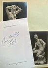 Arno Breker - Sculptor - Original Autograph Size 21x14cm + Cards 16x9cm