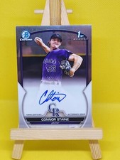 2023 Bowman Chrome Connor Staine 1st Prospect Autograph Rockies #CPA-CSE Auto RC