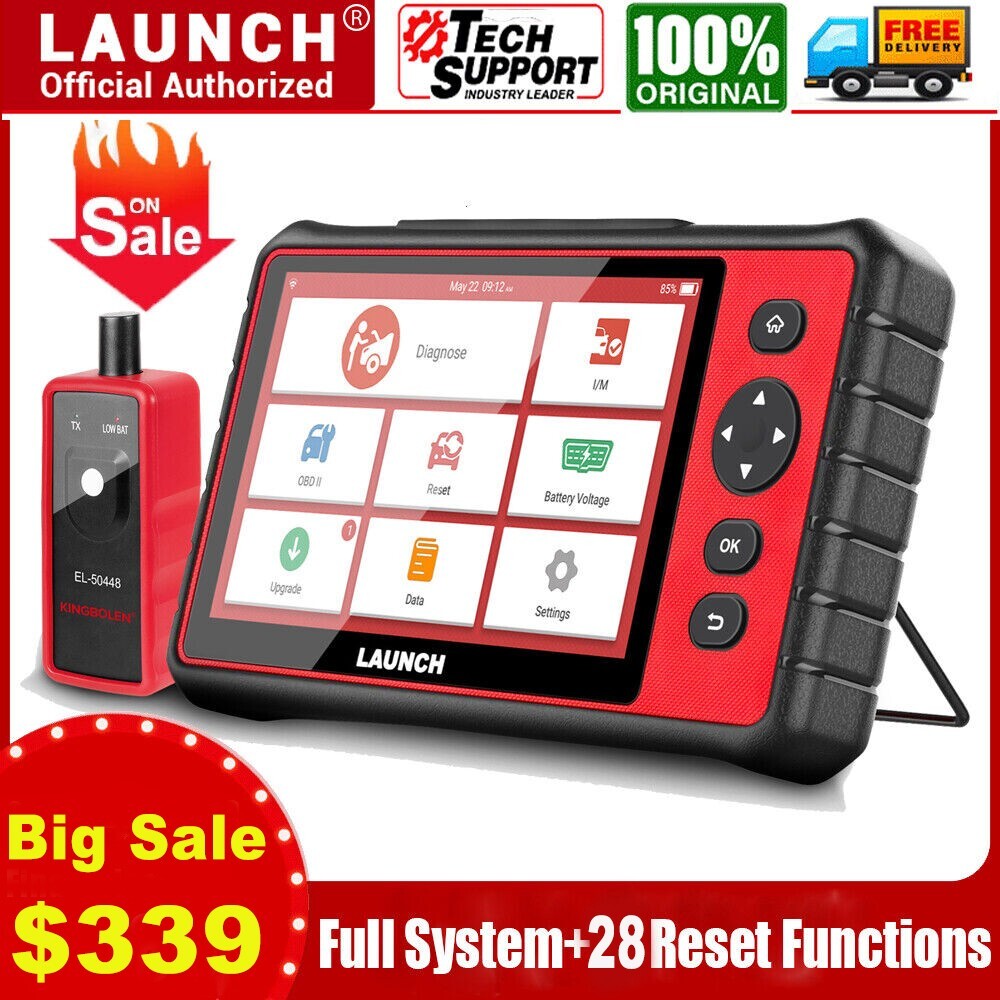 LAUNCH CRP909E Elite OBD2 Scanner Full System Car Diagnostic Tool ECU