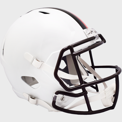 cleveland browns replica football helmet Jim Brown Autographed Deluxe Full-Size Palm Beach Autographs LLC gold or silver facemask and flat CLEVELAND BROWNS ON-FIELD ALTERNATE NFL