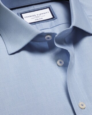 NEU* Herren Business Hemd Charles Tyrwhitt Bügelfrei Größe M/39 Ekstra Slim Fit