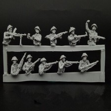 1/72 Scale Resin Figure Model British Infantry in the Trench for Diorama