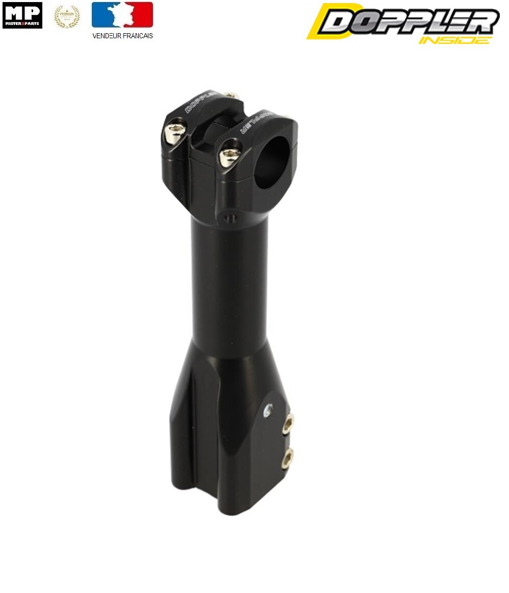 Potence guidon Ø22 Doppler noir Nitro Aerox Mach G Jog Ovetto Neos