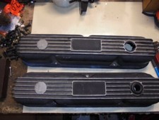 Aluminum Valve Covers Mopar Finned 318 340 360 Dodge Dart Demon Challenger