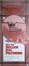Vintage brochure Making Soil Pay Brillion Soll Pulverizer John Deere