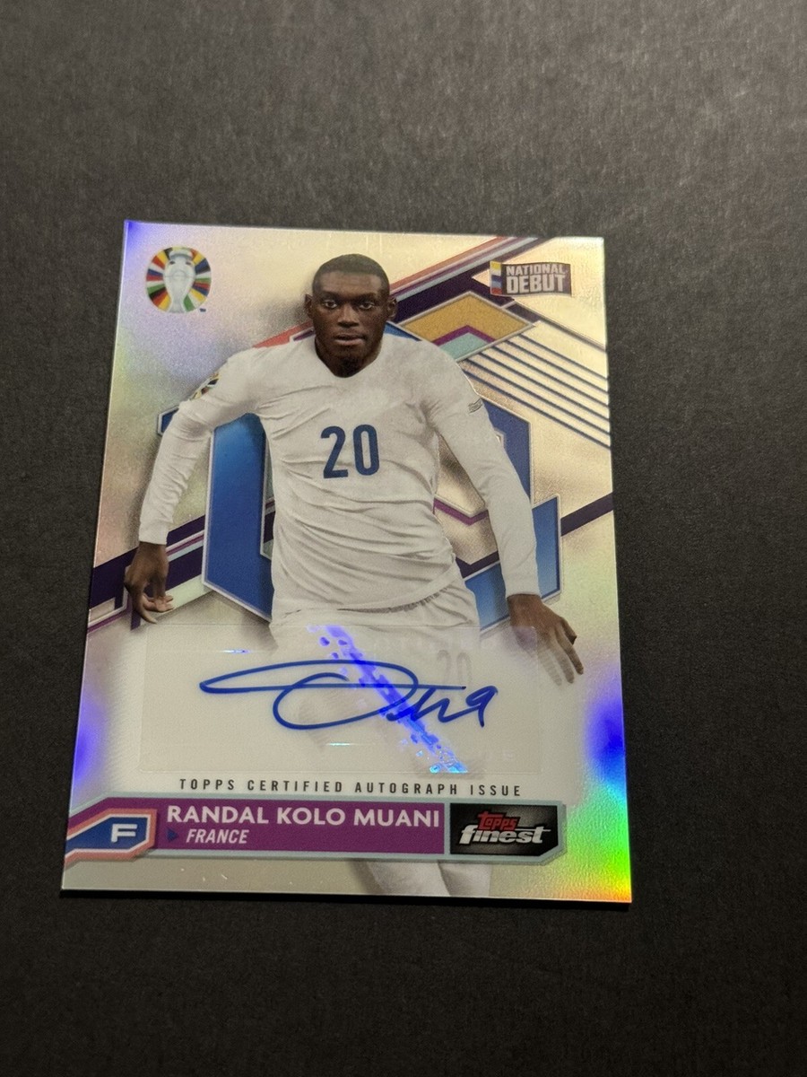 2023 Topps Finest Road to EUFA Euro Randal Kolo Muani Finest 