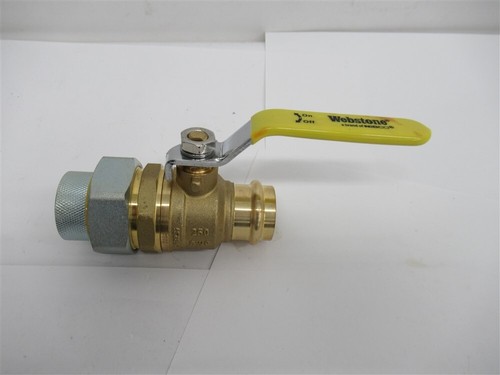 Webstone H-81124W , 1" FIP Union x Press Pro-Pal Dielectric Union Ball Valve