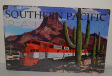 Southern Pacific Railroad Wall Decor Metal Sign 18x12 inches- Made In USA