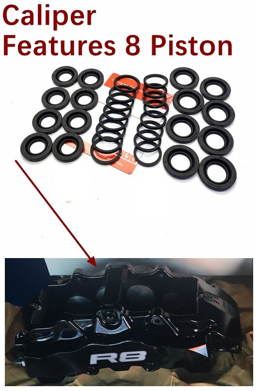 BA029 for AUDI R8 Front Brake Caliper Repair Kit 8 pot caliper 143.35033