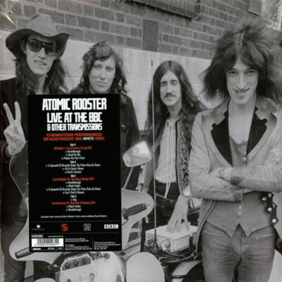 ATOMIC ROOSTER - LIVE AT THE BBC AND OTHER TRANSMISSIONS, 180G WHITE vinyl 2LP