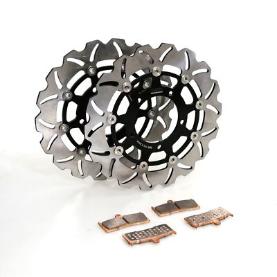 REZO BREMSBELAG-/SCHEIBENSATZ VORNE KOMPLETT FÜR SUZUKI GSX 1300 R HAYABUSA 99-07