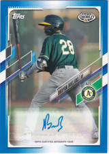 2021 Topps Pro Debut Autographs Blue #PD59 Brayan Buelvas Auto /150 - NM