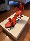 Schutz Tasha Fabric Sandal Paisley Coral Beaded 8 New In Box — photo 4