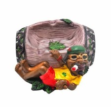 Rasta Bob Marley Jamaican Resin Ashtray