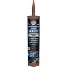 Supreme Silicone 10.1 Oz. Brown Window and Door Caulk