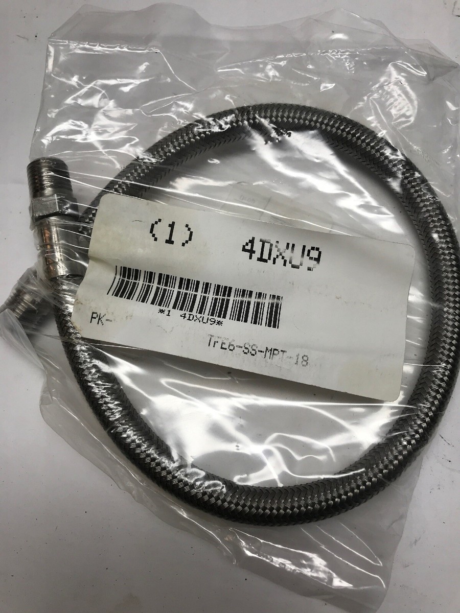 ziu ページ ZORO SELECT 4DXU9 Flexible Hose Assembly,1/4 In,18 In L | eBay