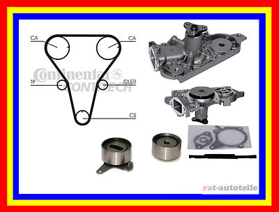 CONTITECH Zahnriemensatz mit Wasserpumpe- NEU - MAZDA 323 P,C,F,S (V),F,S (VI) 