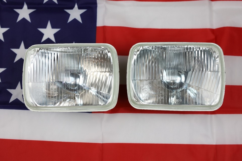 2x Headlight VW Golf 1 2 Rabbit MK2 Caddy Westmoreland Gti Retrofitting ...