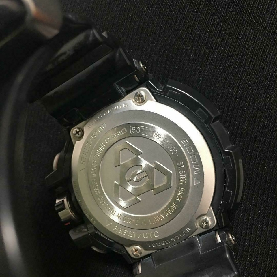 Watch Casio GShock 5311 GWA1100 Black 20Bar Analog Japan Mov't SS