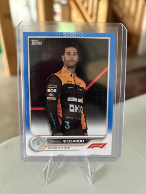 2022 Topps Formula 1 - F1 Racers Blue #37 Daniel Ricciardo 65/99