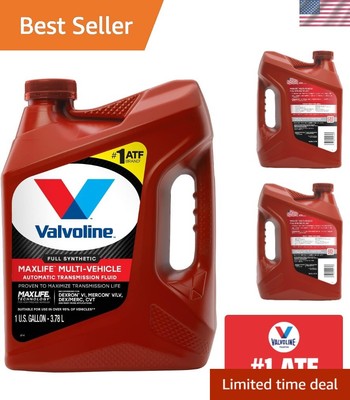 1 Gallon Full Synthetic ATF: Leak Prevention & Wear Reduction for Most Vehicles