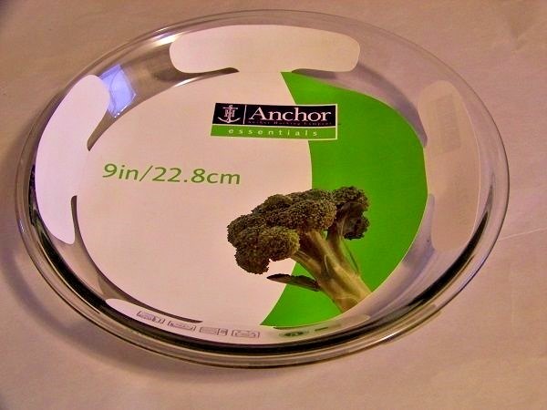 Anchor Hocking 9" Clear Glass Pie Plate  (49367)