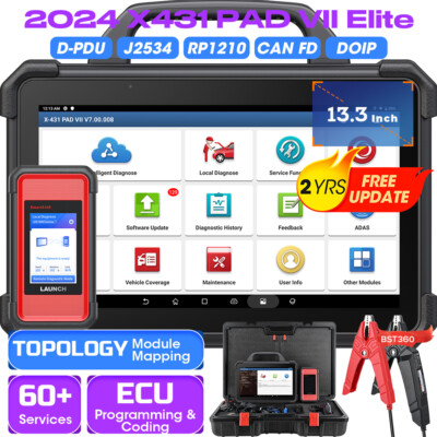 LAUNCH X431 PAD VII ELITE PAD 7 PRO Diagnostic Scanner Key P/rogramming C/oding