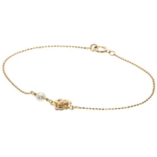 agete   Bracelet Pearl Pearl K10 Pink Gold
