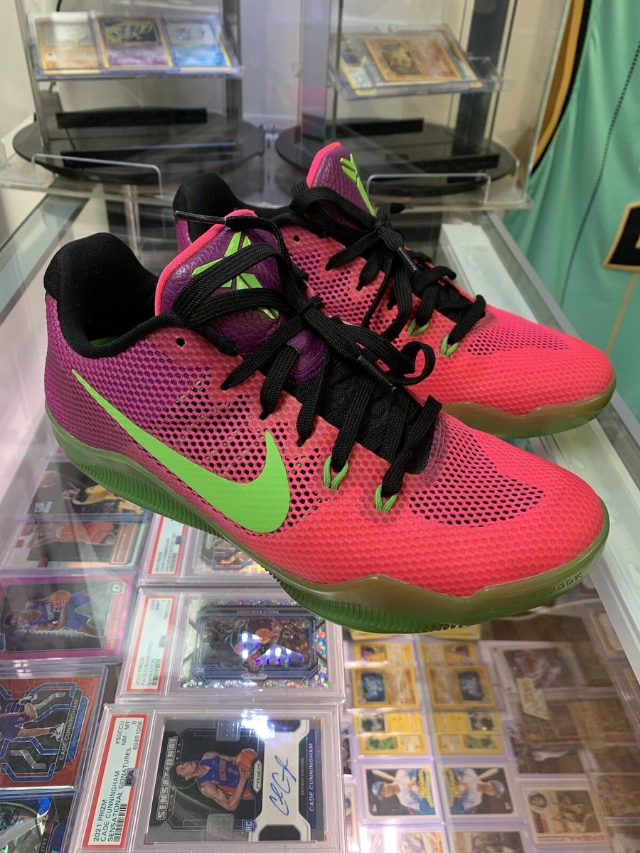 シューズ(男性用) NIKE Kobe 11 EM Mambacurial Pink Flash Nike Kobe 11 EM Low Mambacurial Men's - 836183-635/836184