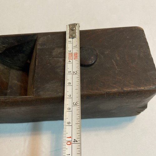 Vintage Woodworking Carpenter Tool Large Wood 19 In Block Plane - Picture 14 of 16