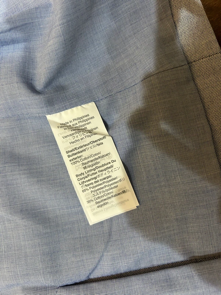 Casaco esportivo Crewcuts Thompson masculino blazer de 2 botões tecido oxford azul tamanho 8 - Imagem 3 de 4