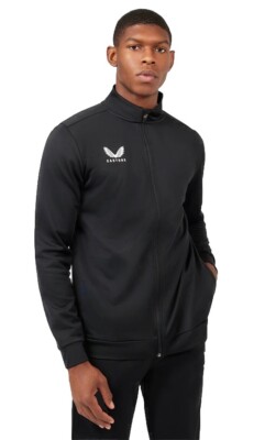 Castore Track Jacket Mens Black Size XS #REF97