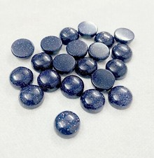 Natural Blue Sunstone Round Cabochon Loose Calibrated Gemstone 3MM TO 15MM
