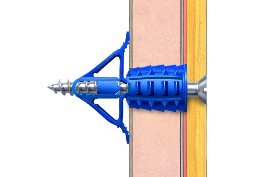 10 Plasterboard Fixings Plugs Plasplug Heavy Duty Cavity Wall Drywall