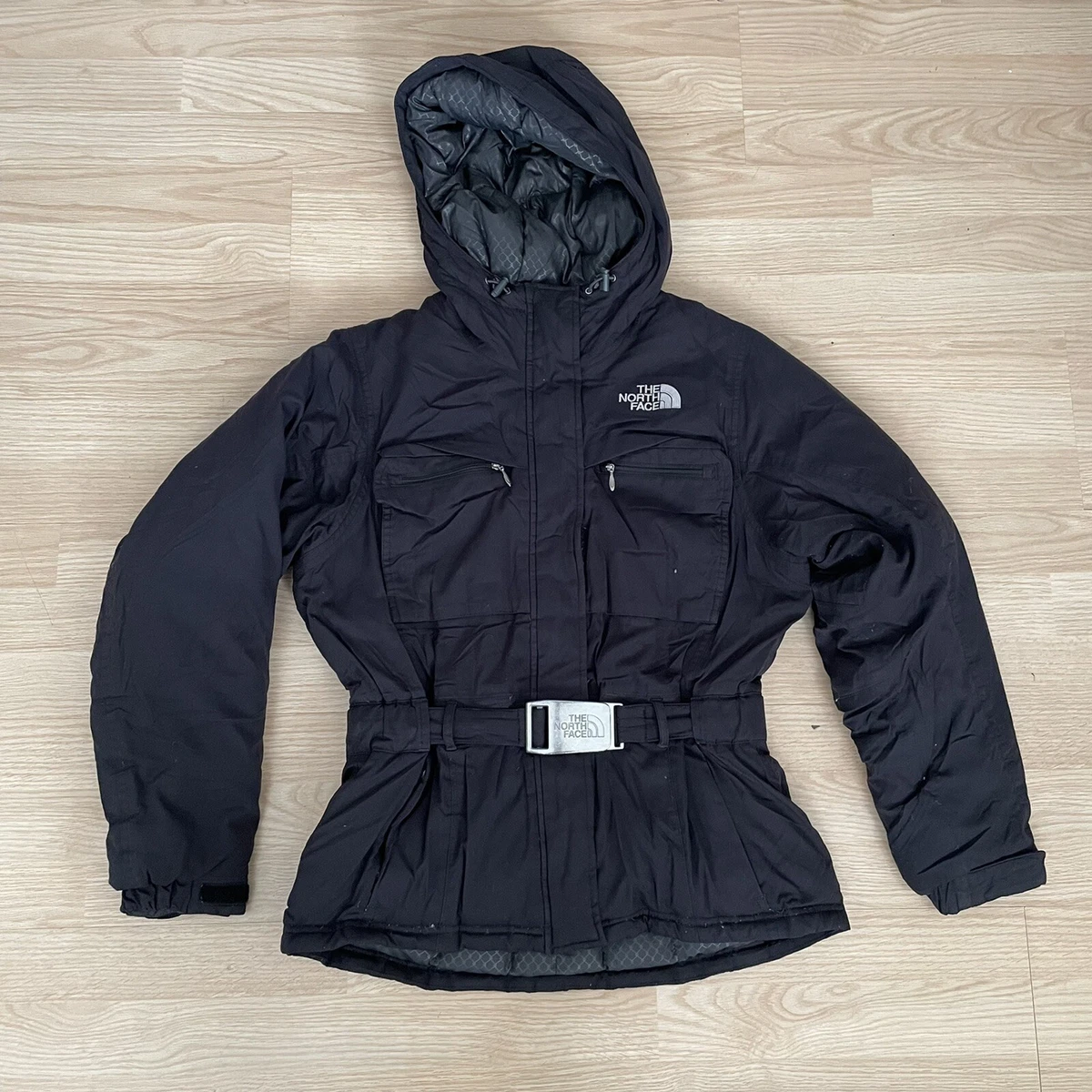 North face women's store jacket with belt