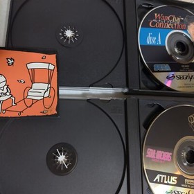 Sega Saturn main body HST-0001 gray + software 6 pieces set JAPAN JP Import