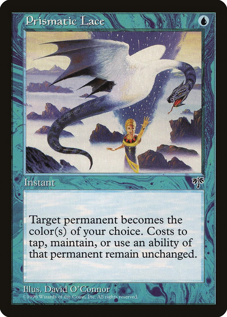 Prismatic Lace Mirage NM Blue Rare MAGIC THE GATHERING MTG CARD ABUGames