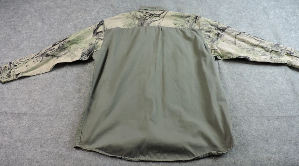 Cabelas Seclusion 3D Open Country Mens XL Washout Long Sleeve Button Shirt - Image 2 of 4