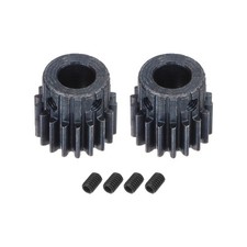 1Mod 18T Pinion Gear 8mm Bore 45# Steel Motor Rack Spur Gear with Step 2 Set
