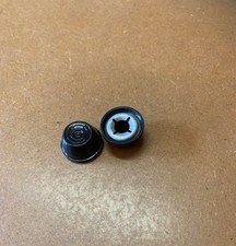 Little Tikes Cozy Coupe Spare Parts  Top Hats for tops of axels Black x 2