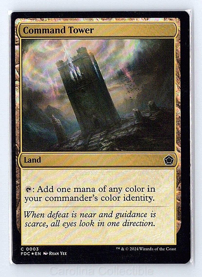 Command Tower Foil Near Mint - Commander: Foundations 3 Magic: The Gathering