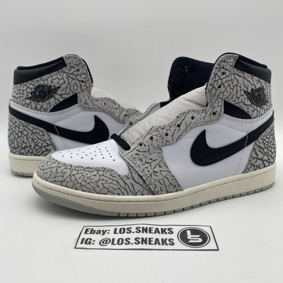 Size 11.5 - Air Jordan 1 Retro OG High White Cement (DZ5485-052)